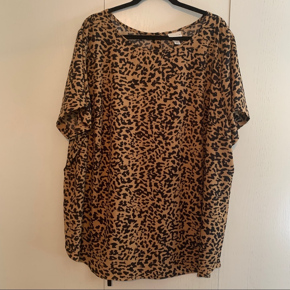 Ava & Viv Printed Blouse